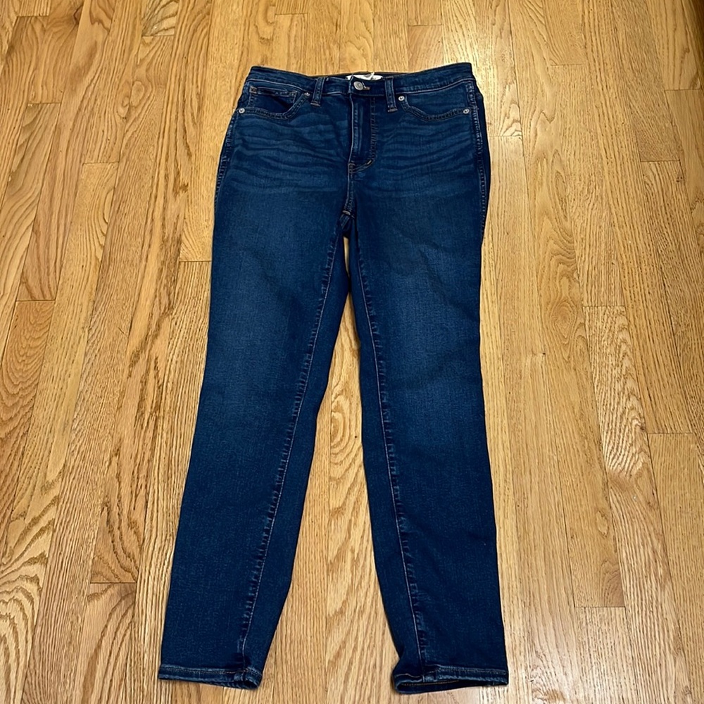 Madewell 10” high-rise skinny jeans size 28
